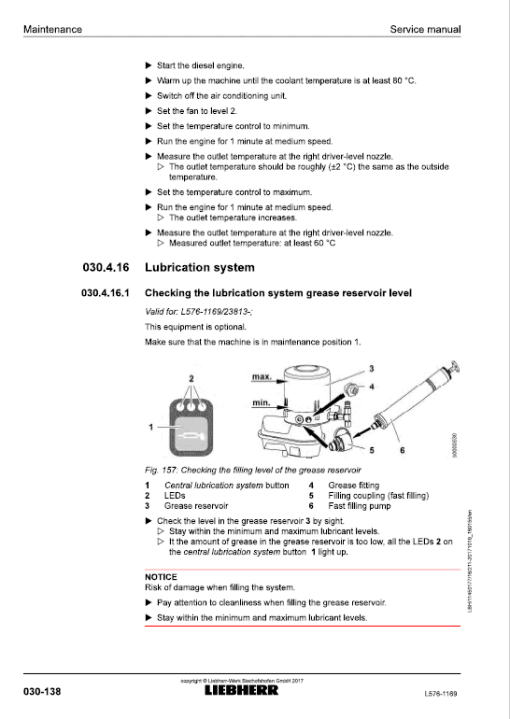 Liebherr L576 Type 1169 Wheel Loader Service Manual - Image 3