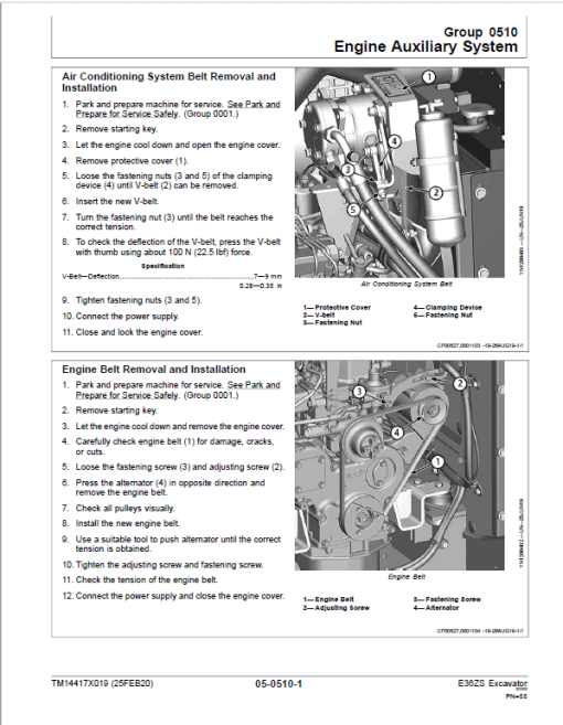 John Deere E36ZS Excavator Repair Technical Manual (S.N after D016000 -) - Image 3