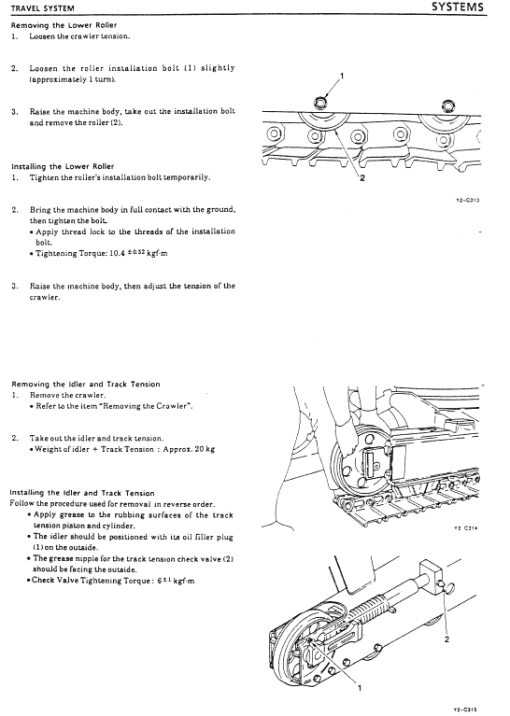 Kobelco SK013 and SK015 Excavator Service Manual - Image 3