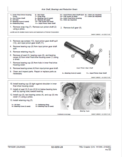 John Deere 750J Crawler Dozer Technical Manual (SN. from D141344-D219962) - Image 2