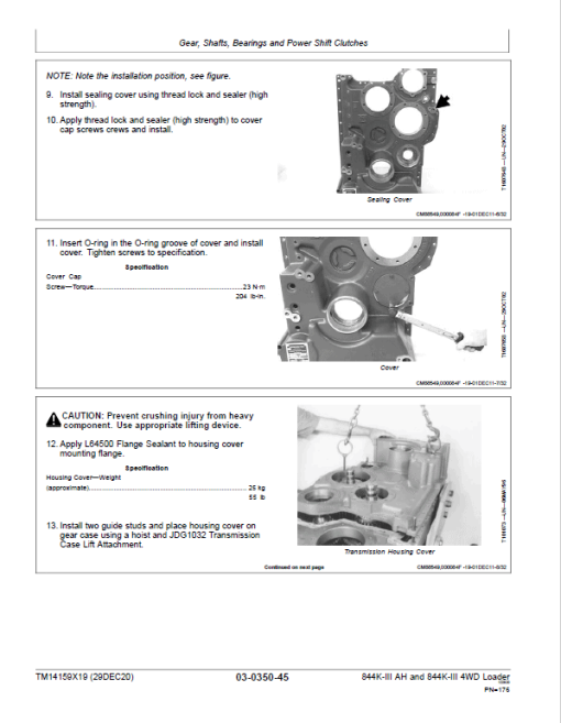 John Deere 844K-III AH, 844K-III 4WD Loader Technical Manual (S.N after F677782 - ) - Image 4