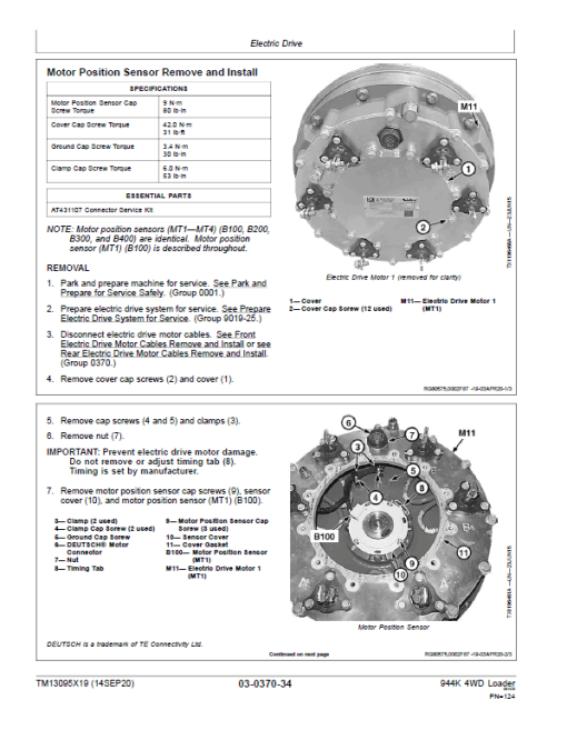 John Deere 944K 4WD Loader Repair Technical Manual (S.N E669456 - E690604) - Image 3