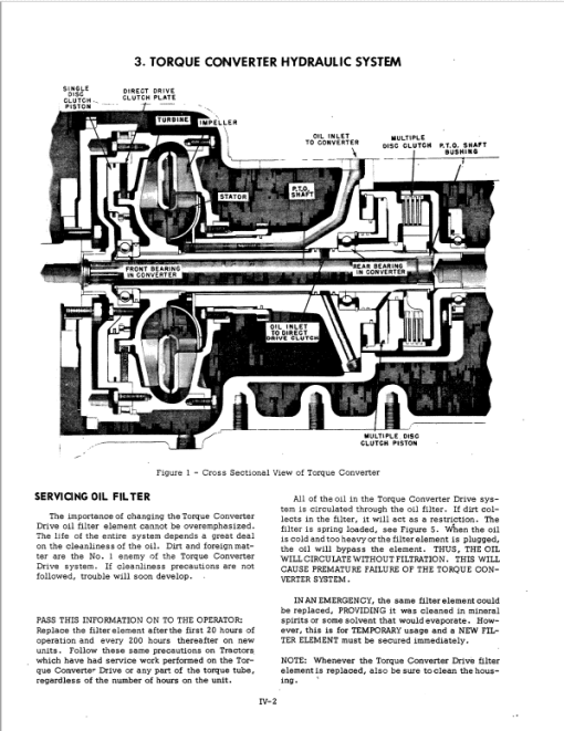 Case W3 Wheel Tractor Service Manual - Image 3