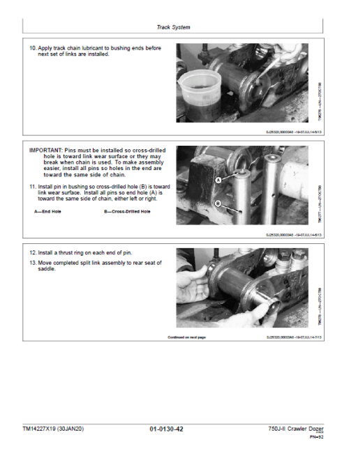 John Deere 750J-II Crawler Dozer Technical Manual (SN. from D306890-D330911) - Image 3