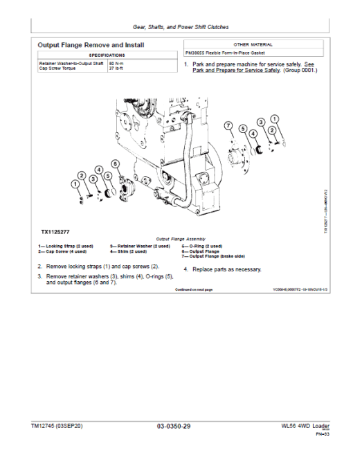 John Deere WL56 4WD Loader Manual ( S.N C000010- C000508 & D000326 - D000508) - Image 3