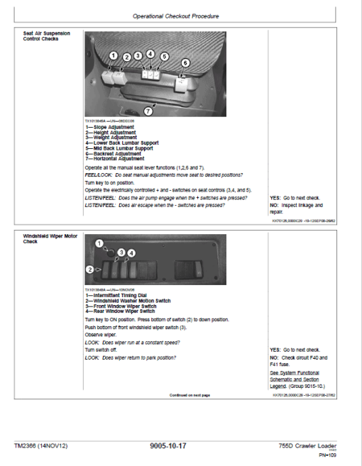 John Deere 755D Crawler Loader Technical Manual (TM2366 and TM2367) - Image 3