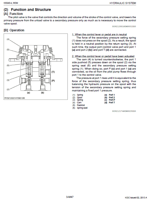 Kubota KX040-4 Excavator Workshop Service Manual - Image 3