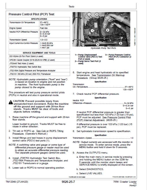 John Deere 755K Crawler Loader Technical Manual (SN. from E192242 - E339206) - Image 5