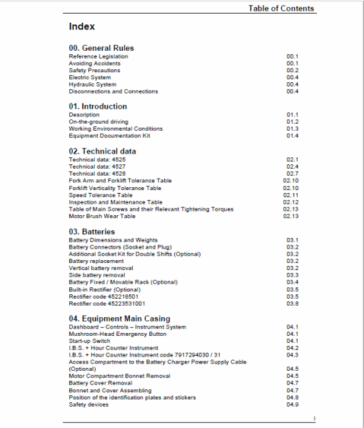 OM Pimespo TN Type 4526, CN Type 4525, CNS Type 4527 and CNI Type 4528 Workshop Manual - Image 4