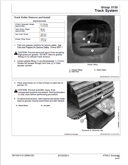 John Deere 470GLC Excavator Repair Technical Manual (S.N after F235001 - ) - Image 3