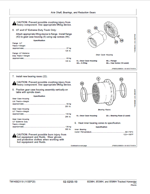 John Deere 803MH, 853MH, 859MH Harvester Open-Loop Repair Manual (S.N F293917 - & L343913 -) - Image 3