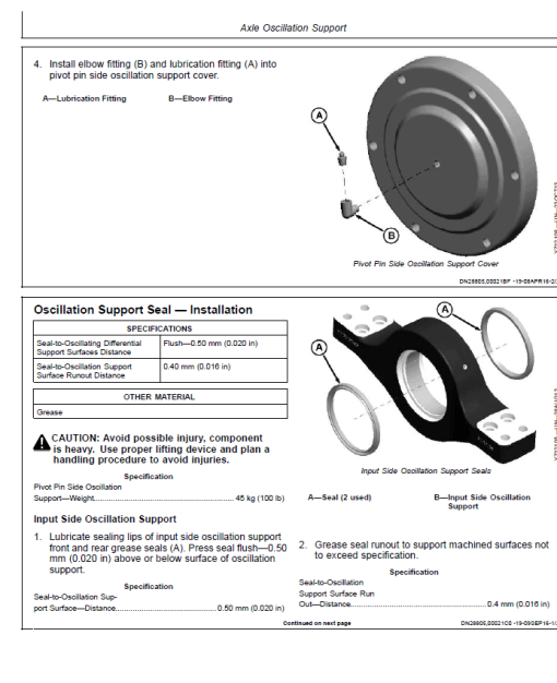 John Deere TeamMate V 1400 Series Inboard Planetary Axles Component Technical Manual (CTM143819) - Image 3