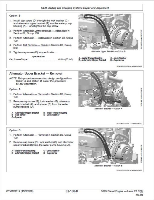 John Deere 3029 Diesel Engine Level 23 ECU Component Technical Manual (CTM120619) - Image 3