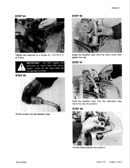 Case 1818 Uni-Loader SkidSteer Service Manual - Image 3