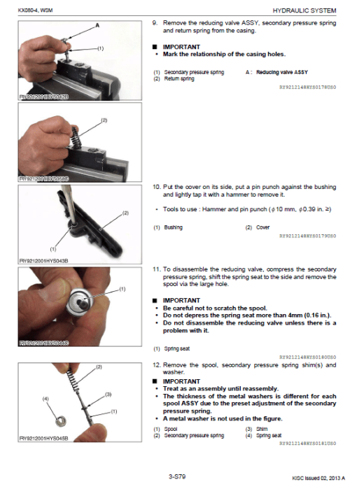 Kubota KX080-4 Excavator Workshop Service Manual - Image 3