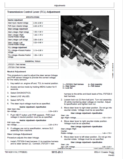 John Deere 850J-II Crawler Dozer Technical Manual (SN. from C000001) - Image 5