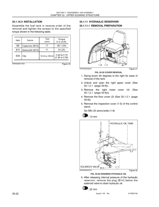 New Holland EH30.B, EH35.B Excavator Service Manual - Image 3