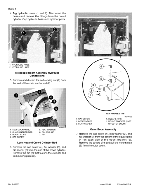 Case 686G, 686GXR, 688G Series 2 Telescopic Handler Service Manual - Image 3