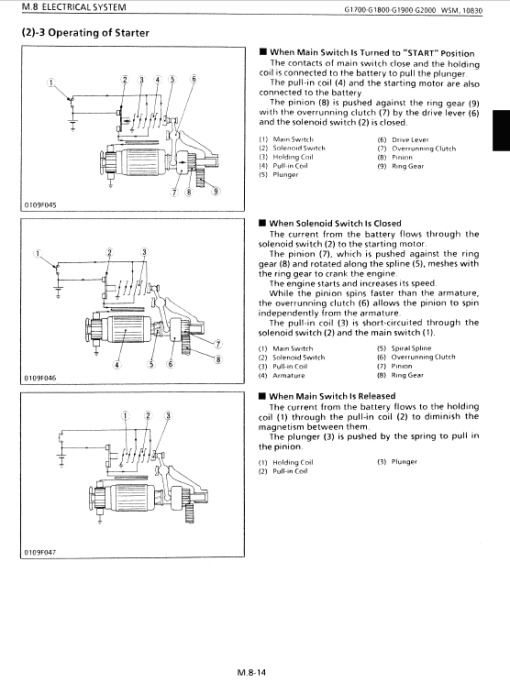 Kubota G1700, G1800, G1900, G2000 Lawn Mower Workshop Repair Manual - Image 3