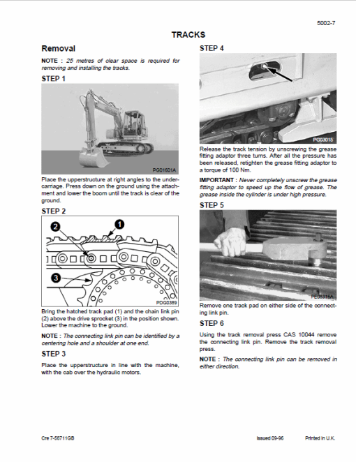 Case 788, 988 Plus Excavator Service Manual - Image 4