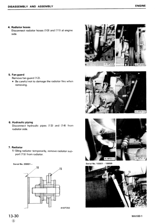 Komatsu WA100-1 Wheel Loader Service Manual - Image 3