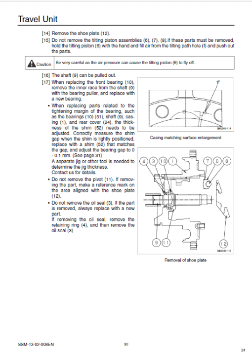 Sumitomo SH350LC-5, SH350HD-5, SH370LHD-5 Hydraulic Excavator Repair Service Manual - Image 5