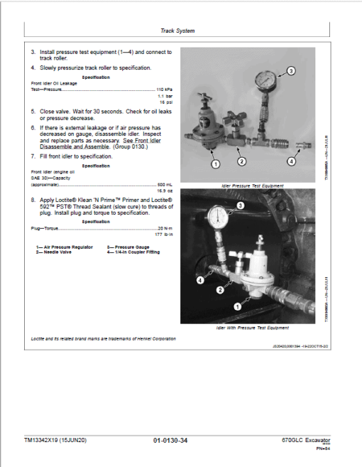 John Deere 670GLC Excavator Repair Technical Manual (S.N after F690001 - ) - Image 3