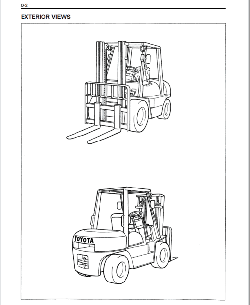 Toyota 6FDU33, 6FDU35, 6FDU40, 6FDU45, 6FDAU50 Forklift Repair Manual - Image 3