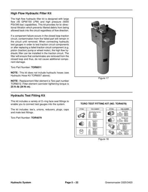 Toro Greensmaster Triflex Hybrid 3320, 3420 (Models 04530, 04540) Service Repair Manual - Image 3