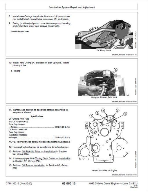 John Deere 4045 2-Valve Diesel Engine Level 23 ECU Component Technical Manual (CTM132219) - Image 3