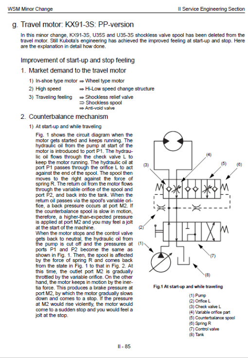 Kubota KX91-3S, KX101-3, KX121-3S, KX161-3S Excavator Manual - Image 3