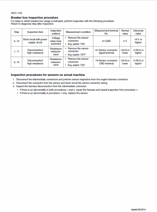 Case CX210B, CX230B, CX240B Crawler Excavator Service Manual - Image 4