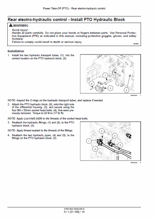 New Holland Boomer 46D CVT, 54D CVT Tractor Service Manual - Image 3