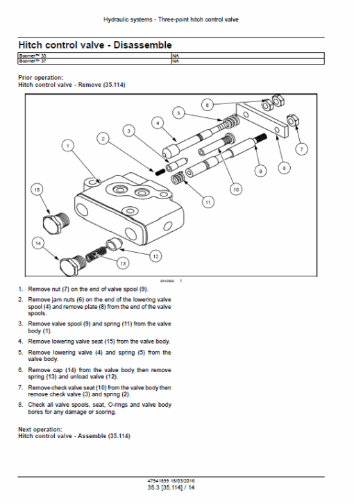 New Holland Boomer 33 and Boomer 37 Tractor  Service Manual - Image 3