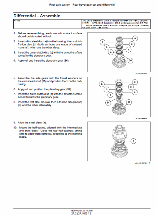 New Holland F140B VHP, F170B VHP, F200B VHP Motor Graders Manual - Image 4