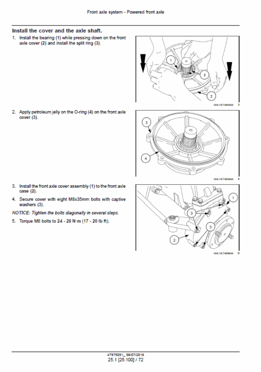 New Holland Boomer 40D CVT, 45D CVT, 50D CVT Tractors Service Manual - Image 3