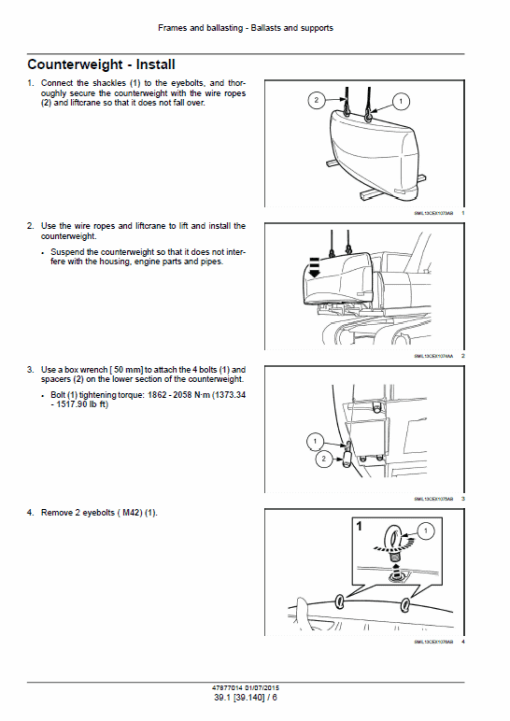 Case CX260C Excavator Service Manual - Image 3