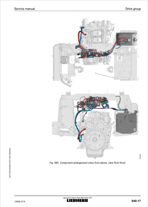 Liebherr LR 636 Crawler Dozer Repair Service Manual - Image 3