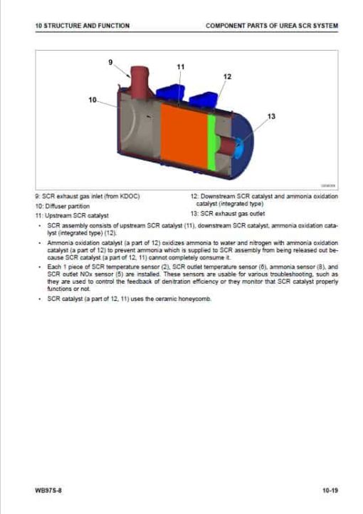 Komatsu WB97S-8 Backhoe Loader Repair Service Manual - Image 3