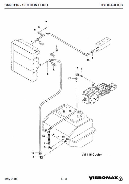 JCB Vibromax VM116,146,166,186 Single Drum Roller Service Manual - Image 4