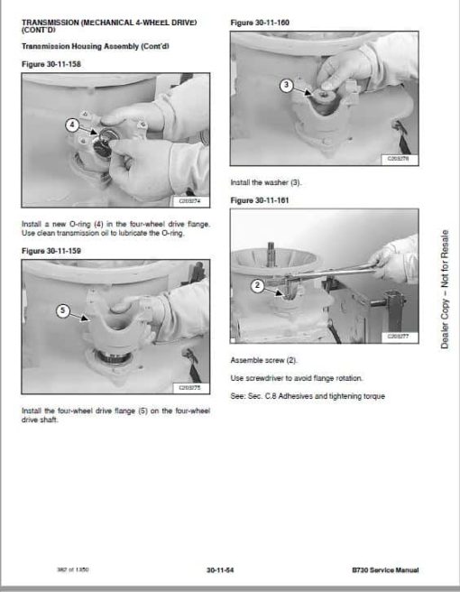 Bobcat B730 Loader Service Repair Manual - Image 3