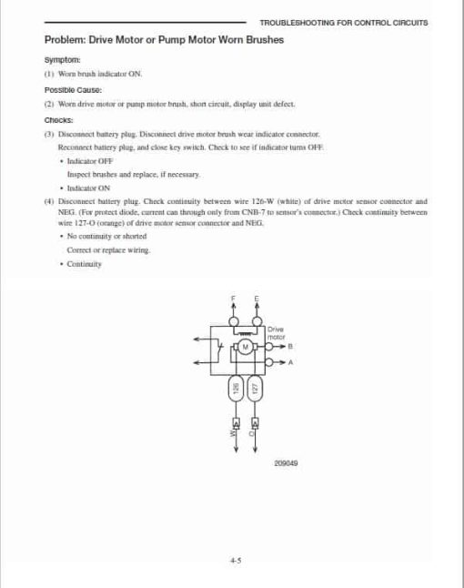 CAT EP10KRT, EP12KRT, EP15KRT Forklift Lift Truck Service Manual - Image 3