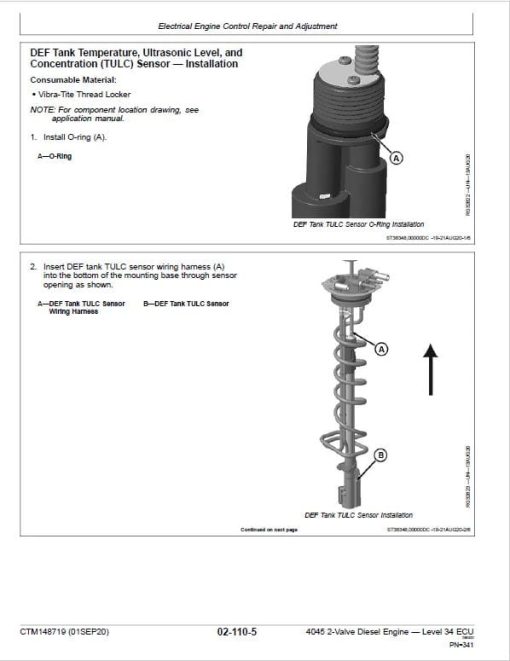 John Deere 4045 2-Valve Diesel Engine Level 34 ECU Component Technical Manual (CTM148719) - Image 3