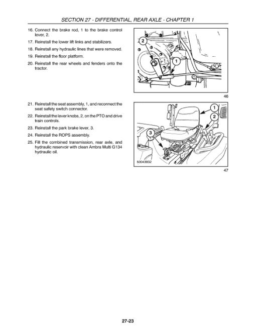 New Holland Boomer 2030 and Boomer 2035 Tractor Service Manual - Image 3