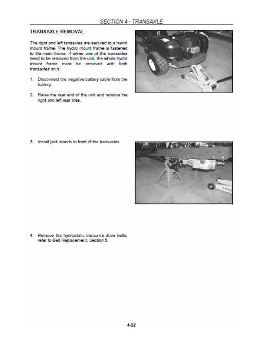 New Holland MZ14H, MZ16H, MZ18H Mower Tractor Service Manual - Image 3