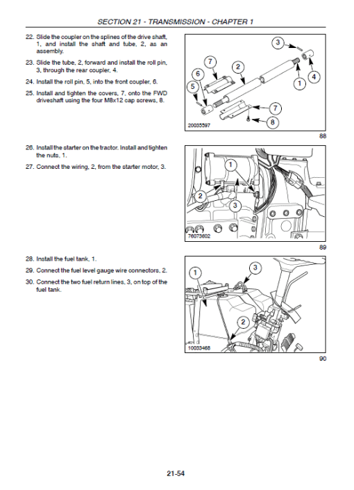 New Holland Boomer 4055 and Boomer 4060 Tractor Service Manual - Image 3