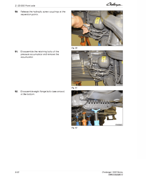 Challenger 1038, 1042, 1046, 1050 Tractor Service Manual - Image 3