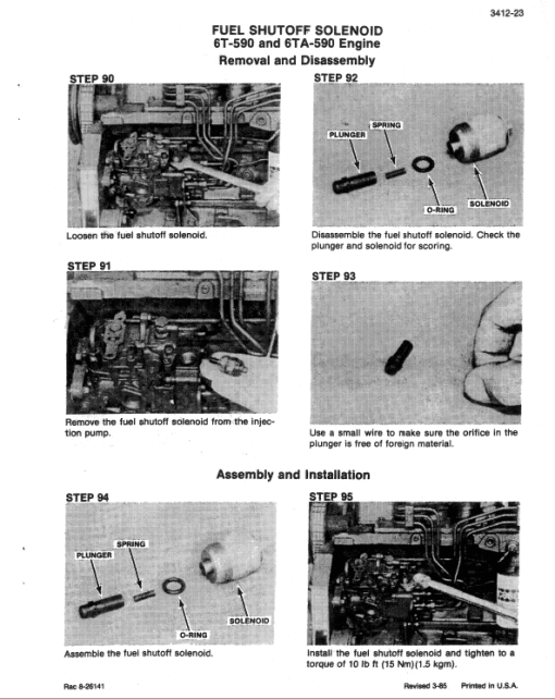 Case 888 Excavator Service Manual - Image 3