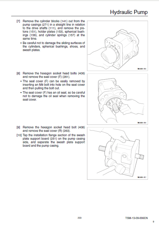 Sumitomo SH460HD-5, SH480LHD-5, SH500LHD-5 Hydraulic Excavator Repair Service Manual - Image 5