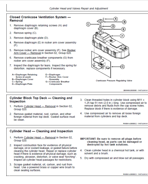 John Deere 4TNV98, 4TNV98T Diesel Engines Repair Manual (CTM130319) - Image 3